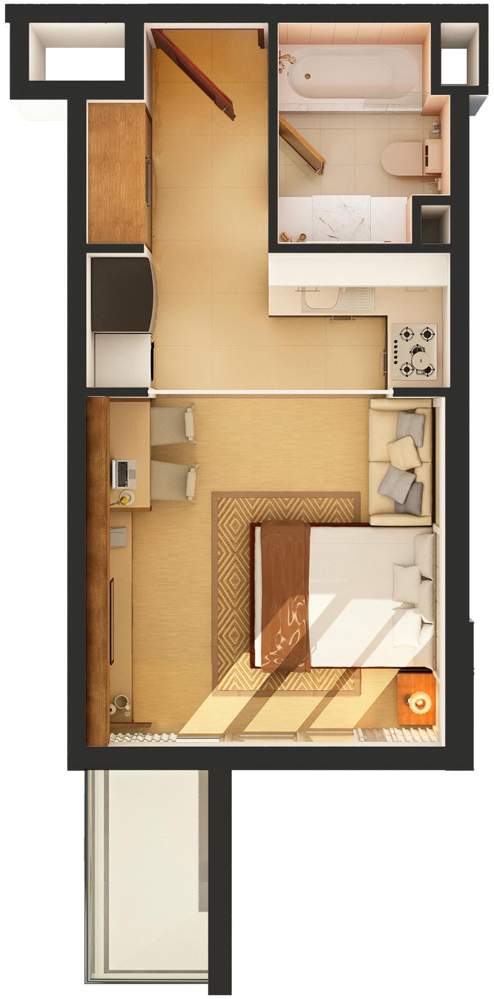 Floor Plans of Azizi Roy Mediterranean