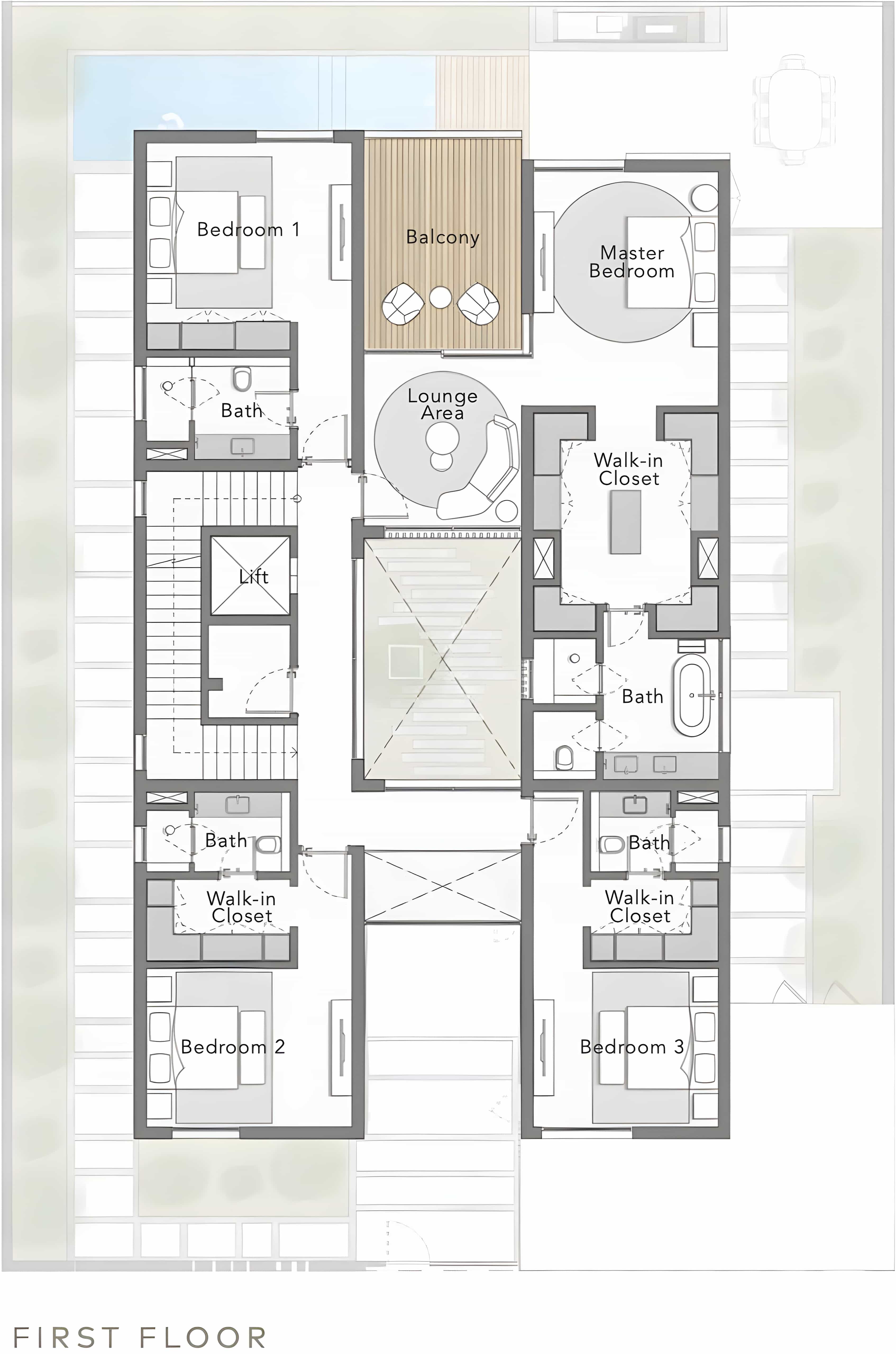 Floor Plans of Ellington The Waterside Villas at The Sanctuary