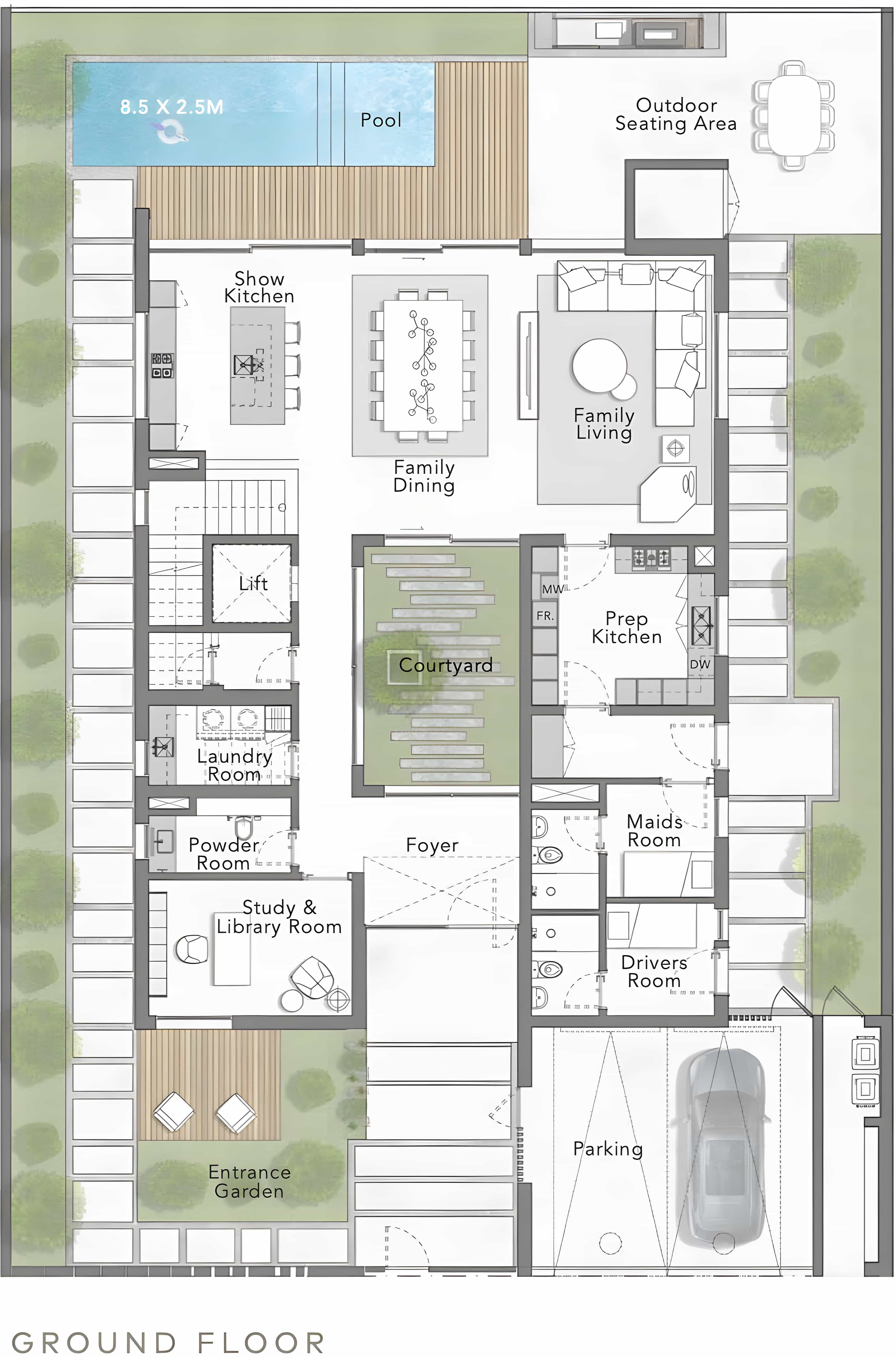 Floor Plans of Ellington The Waterside Villas at The Sanctuary