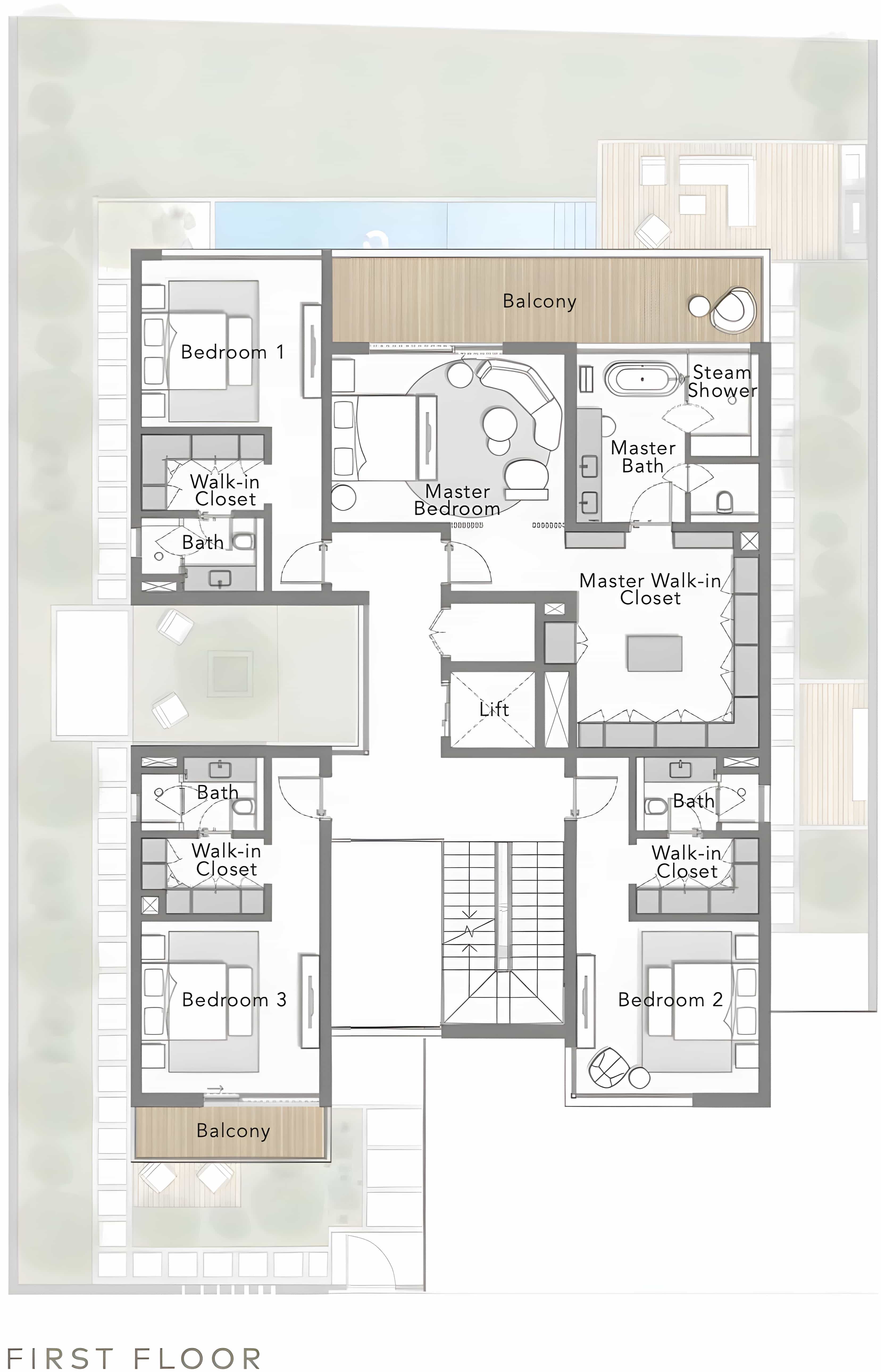 Floor Plans of Ellington The Waterside Villas at The Sanctuary