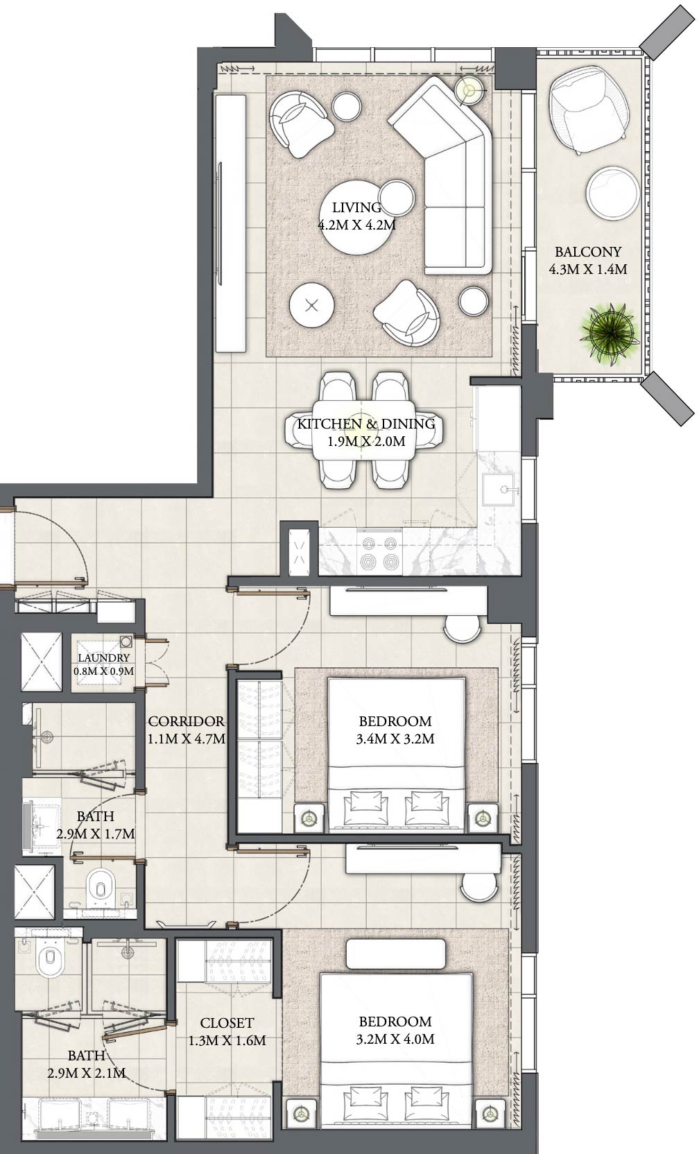 Emaar Savanna Creek Beach Apartments for Sale in Dubai Creek Harbour