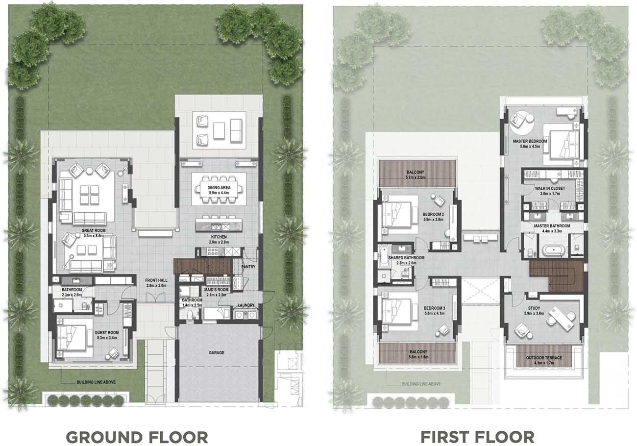 Emaar Golf Place Villas in Dubai Hills Estate