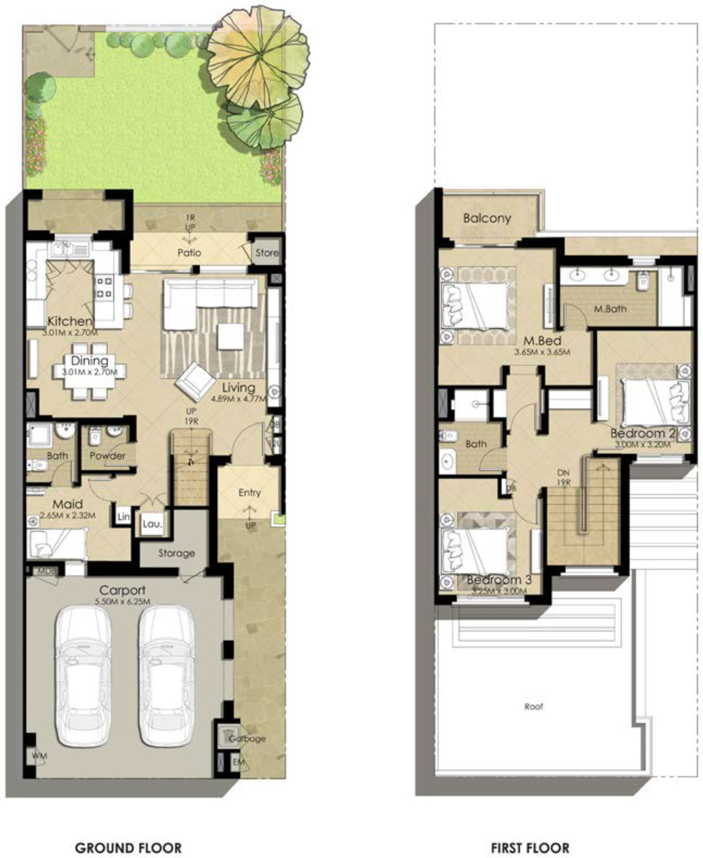 NSHAMA Sama Townhouses in Town Square Dubai for Sale