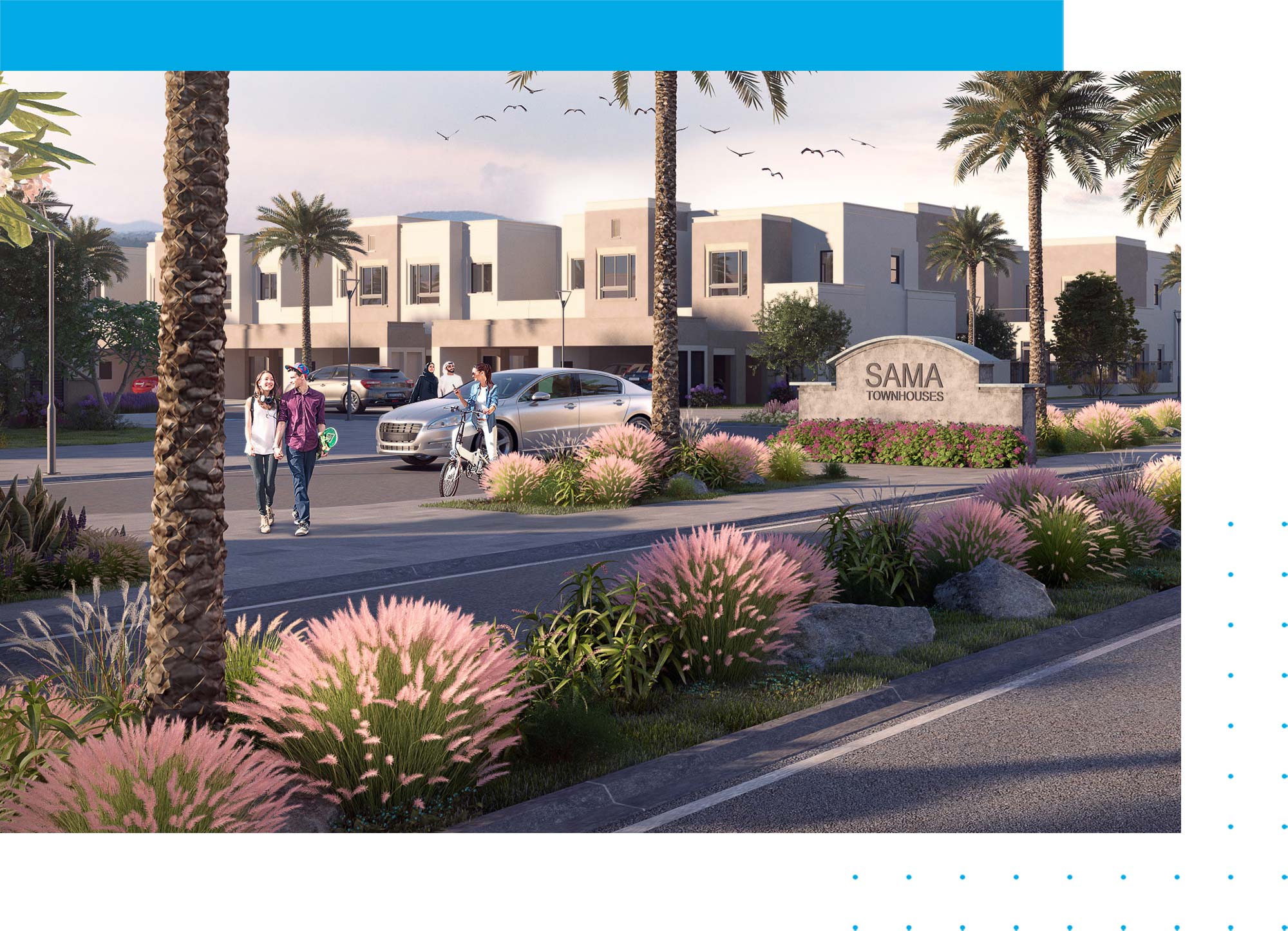 NSHAMA Sama Townhouses in Town Square Dubai for Sale