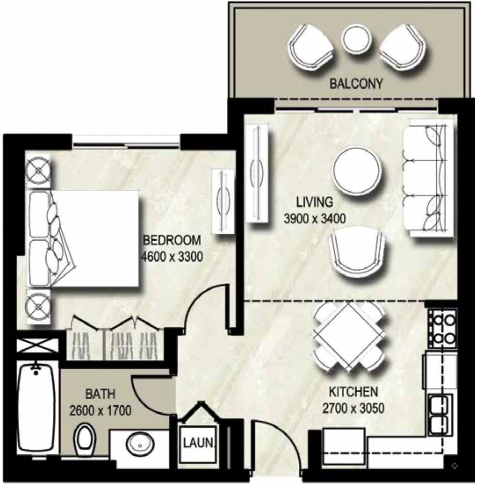 Floor Plans of NSHAMA Warda Apartments