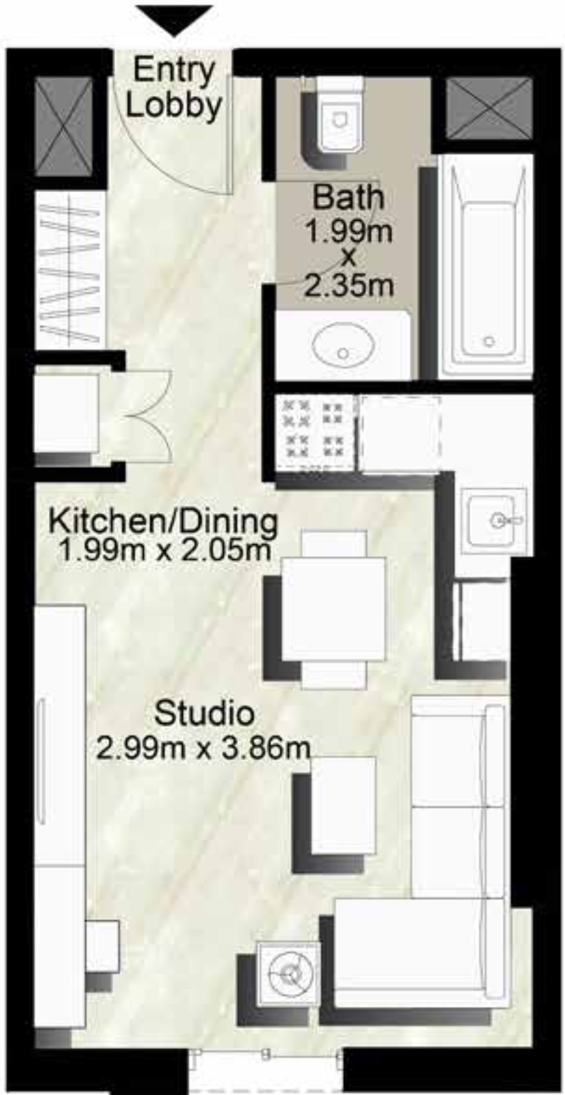 NSHAMA Zahra Apartments for Sale in Town Square Dubai